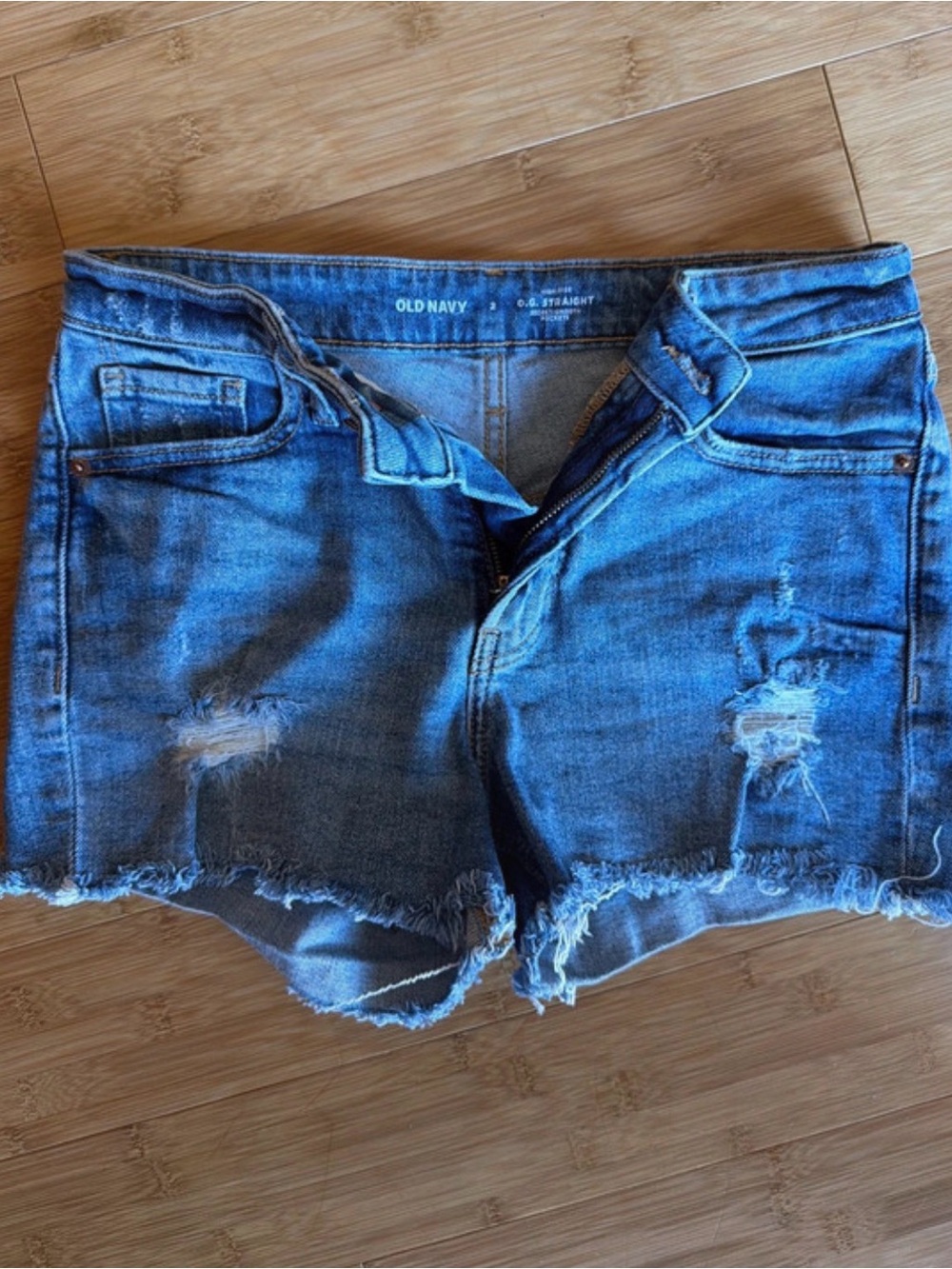 Old Navy OG Straight Cutoff Denim Shorts